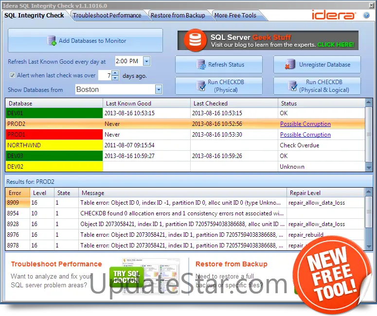 SQL Integrity Check 1.1.1016