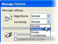 Message Sensitivity Plugin Outlook 2003 1.0.1