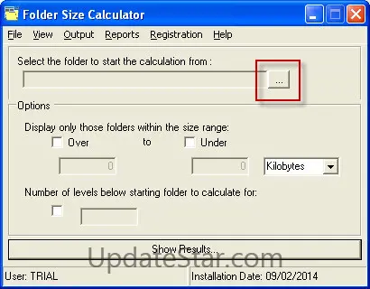 Folder Size Calculator 1.4
