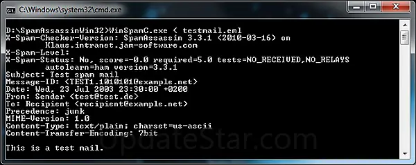 SpamAssassin for Windows 3.4.1