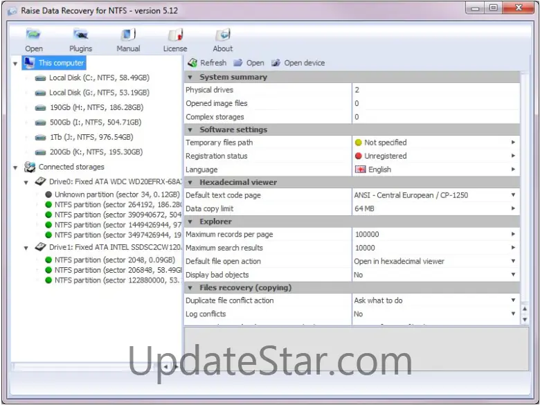 Raise Data Recovery for NTFS 5.14