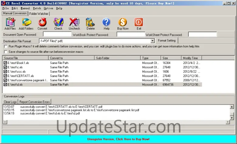 CZ Excel Converter 4.0