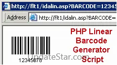 PHP Linear Barcode Generator Script 13.4