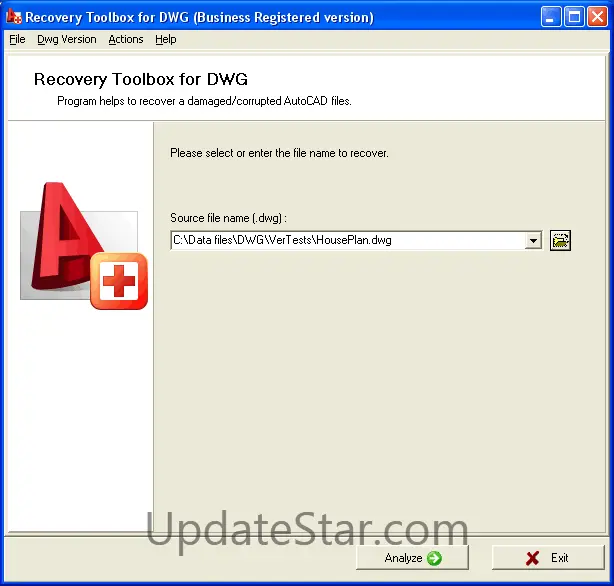 Recovery Toolbox for DWG 2.0.11