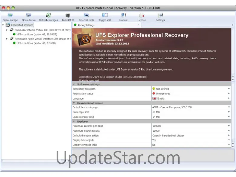 UFS Explorer Professional Recovery 10.11.1
