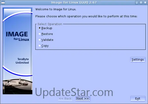 Image for Linux using GUI 2.99