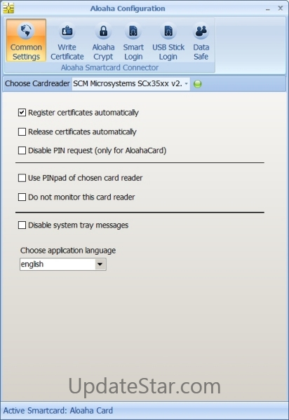 Aloaha Smartcard Connector 6.0.60