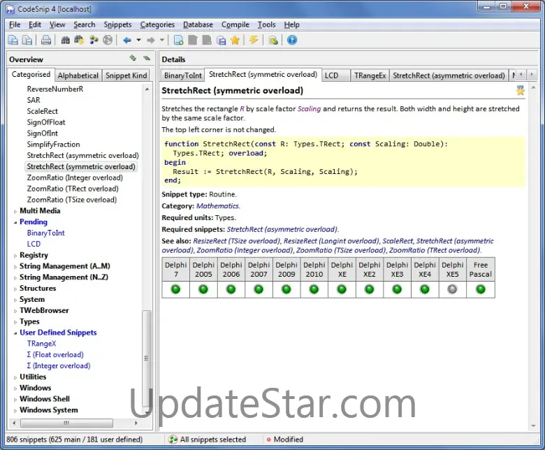 CodeSnip 4.8.7
