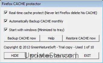 Firefox Cache Protector 12.4.27