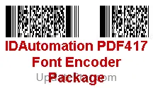 IDAutomation PDF417 Font Encoder Package 21.2