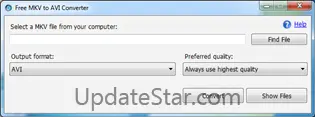 Free MKV to AVI Converter 1.0