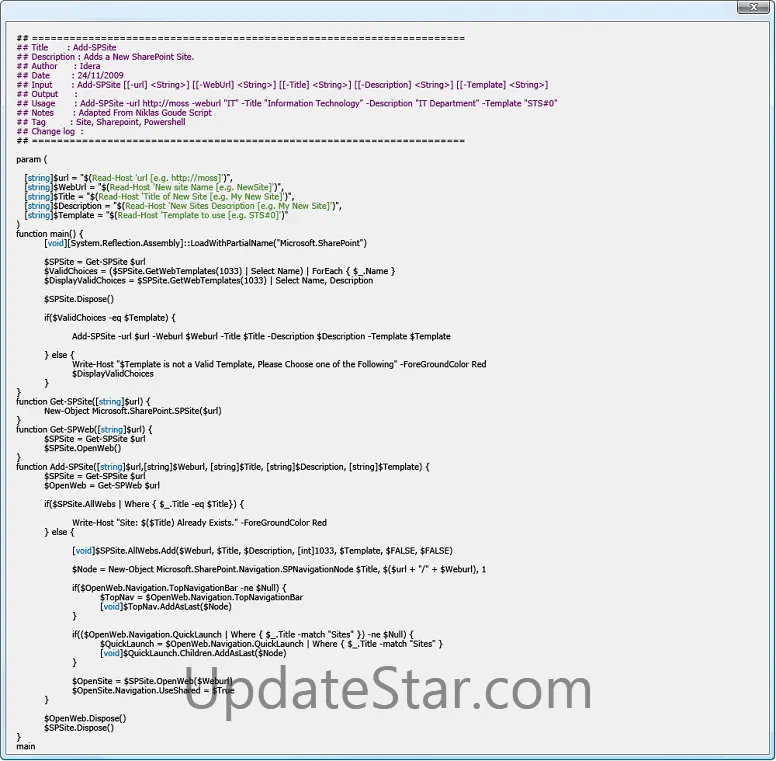 PowerShell Scripts for SQL 6.0