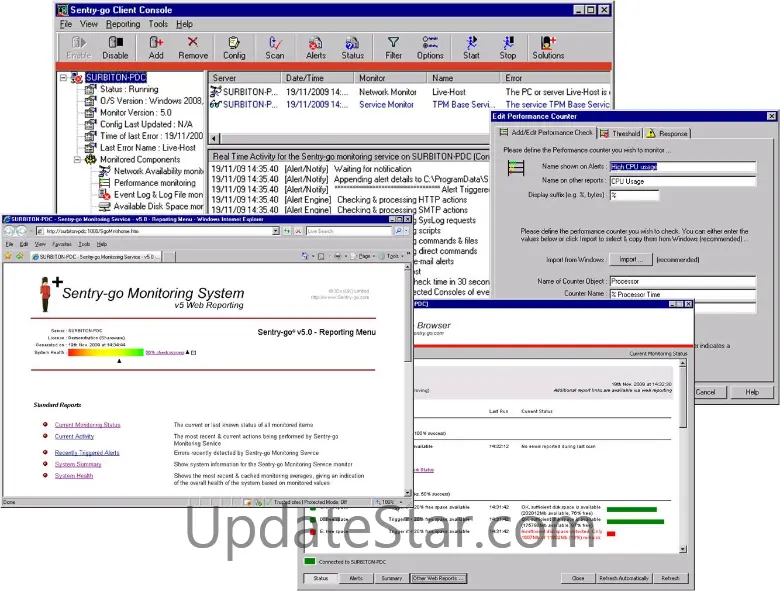 Sentry-go Quick Exchange Server Monitor 6.35