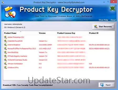 Product Key Decryptor 10.0