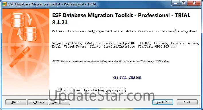 ESF Database Migration Toolkit Pro 8.1.12