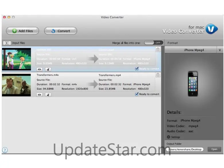 Tenorshare Video Converter for Mac 2.1