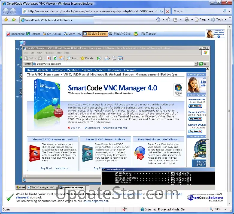 SmartCode ViewerX VNC Viewer ActiveX 3.5.8