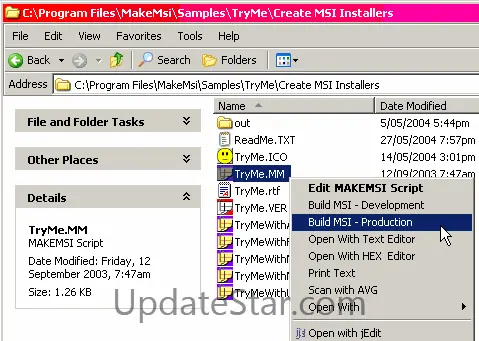 MakeMsi 15.120