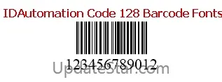 IDAutomation Code 128 Barcode Fonts 20.5