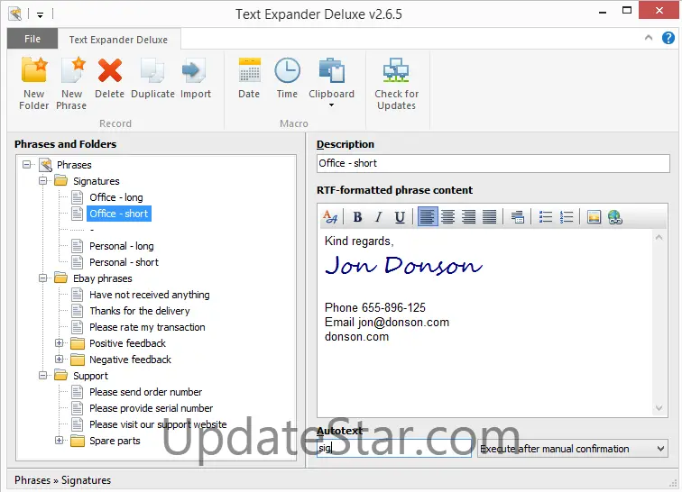 Text Expander Deluxe 2.0.65