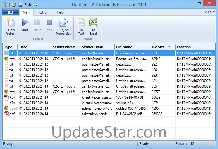 Attachments Processor 2009 1.63