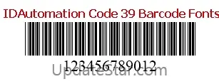 IDAutomation Code39 Barcode Font for MAC 13.9
