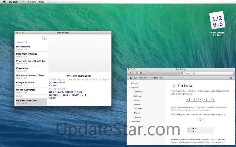 Worksheets 1.0