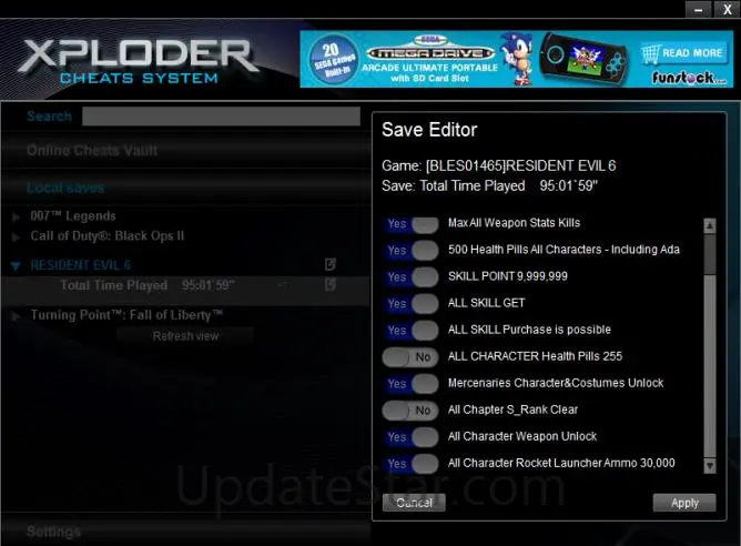 Xploder PS3 Cheats System PRO 1.0.7