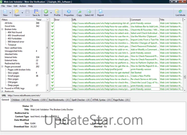 Web Link Validator 5.7