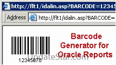 Barcode Generator for Oracle Reports 7.10