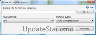 Free MP3 to MP4 Converter 1.0