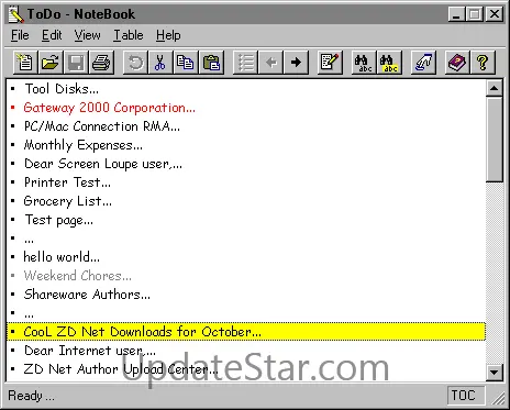 NoteBook 2000 5.7