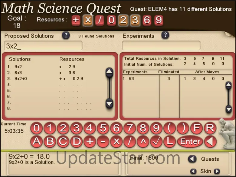 Math Science Quest 1.4