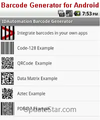 Barcode Generator for Android