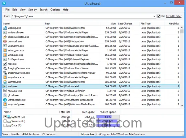 UltraSearch 4.6.4.1107