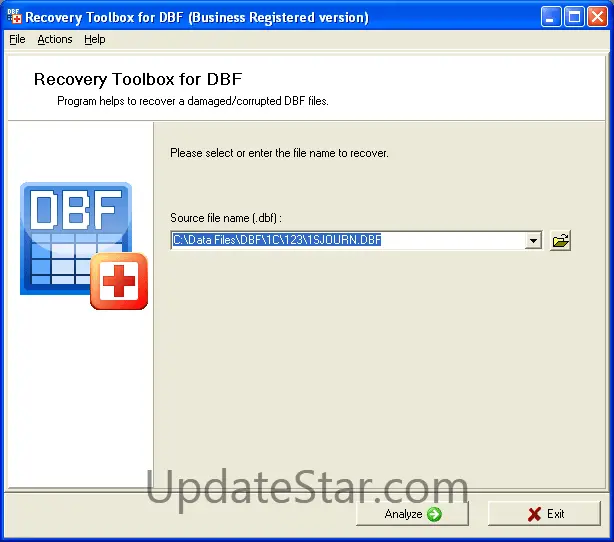 Recovery Toolbox for DBF 2.3.11
