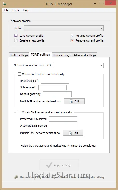 TCP/IP Manager 4.1.1.29