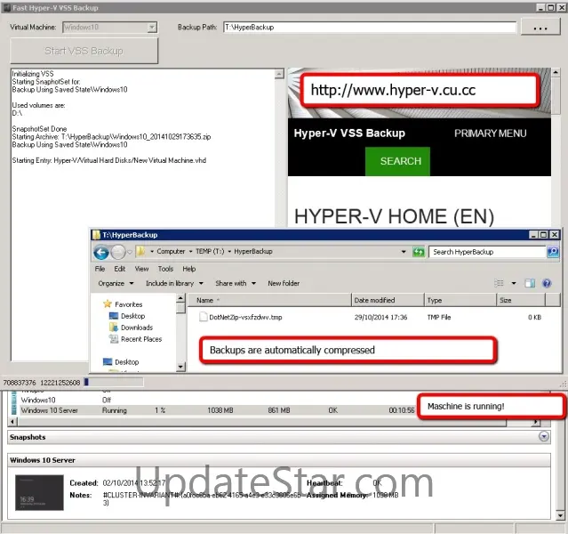 HyperV VSS Backup 6.0.22