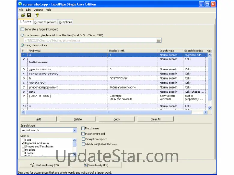 ExcelPipe Find and Replace for Excel 8.9