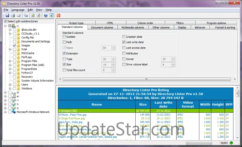 Directory Lister Pro 2.42