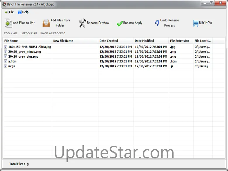 Batch File Renamer 2.4