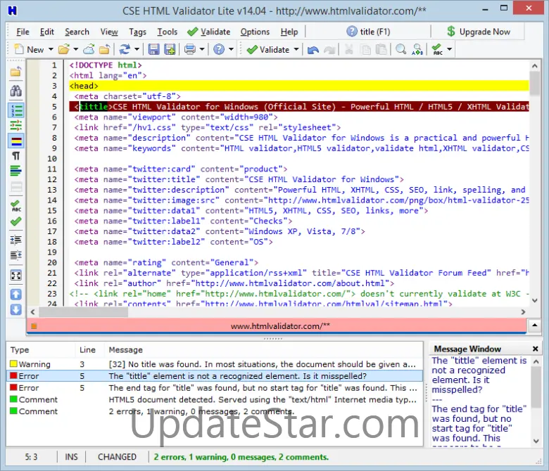CSE HTML Validator Lite 16.05
