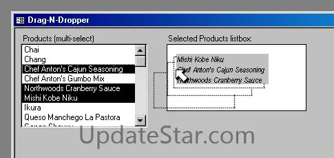 Drag-N-Dropper for Microsoft Access 5.11
