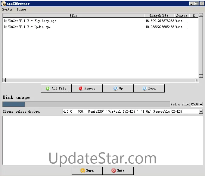 apeCDburner 1.0.1