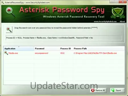 Asterisk Password Spy 12.0