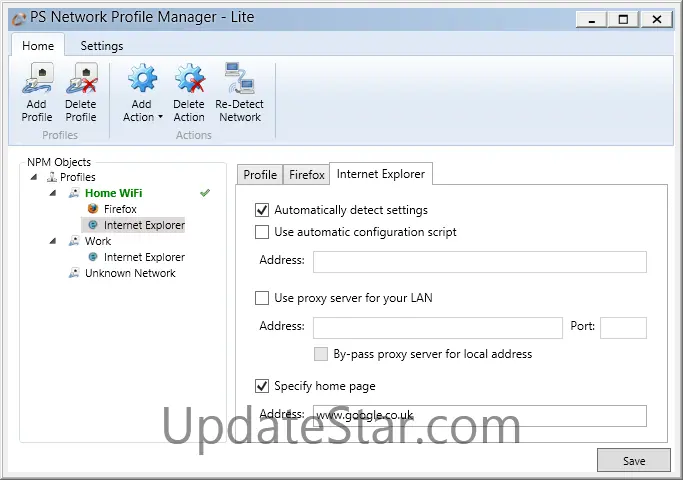 Network Profile Manager Lite 6.5