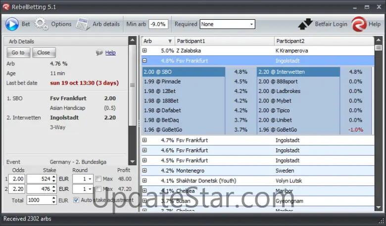 RebelBetting 5.2.1412.1209