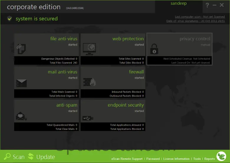 eScan Corporate for Microsoft ISA Server 10.0