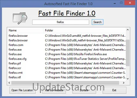 Fast File Finder by Autosofted 1.0