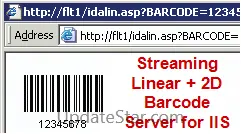 Streaming 2D Barcode Server for IIS 20.1